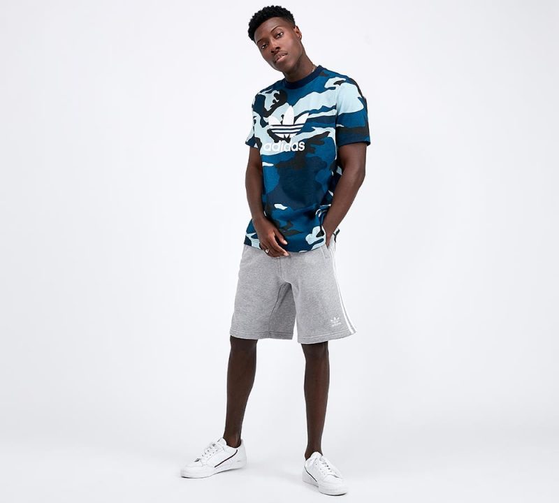 adidas Originals 3-Stripe Short | Grey