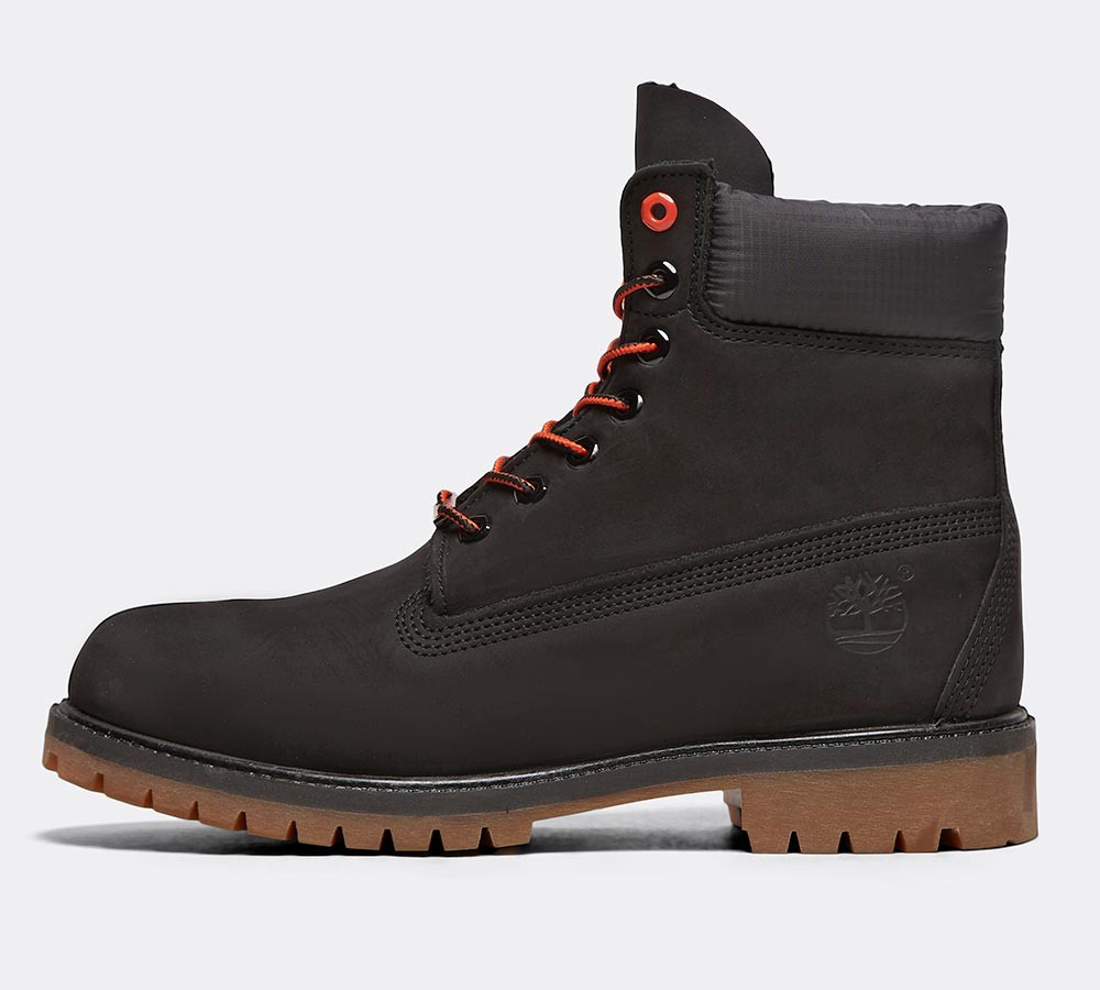 Timberland 6 Inch Premium Boot | Black Nubuck/Black Nylon