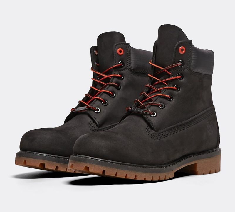 Timberland 6 Inch Premium Boot | Black Nubuck/Black Nylon