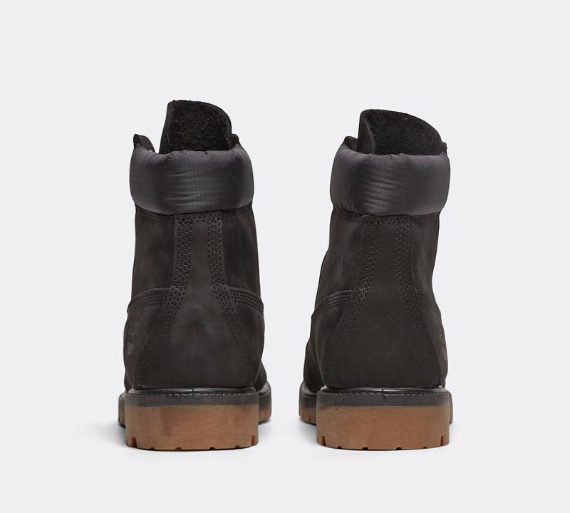 Timberland 6 Inch Premium Boot | Black Nubuck/Black Nylon