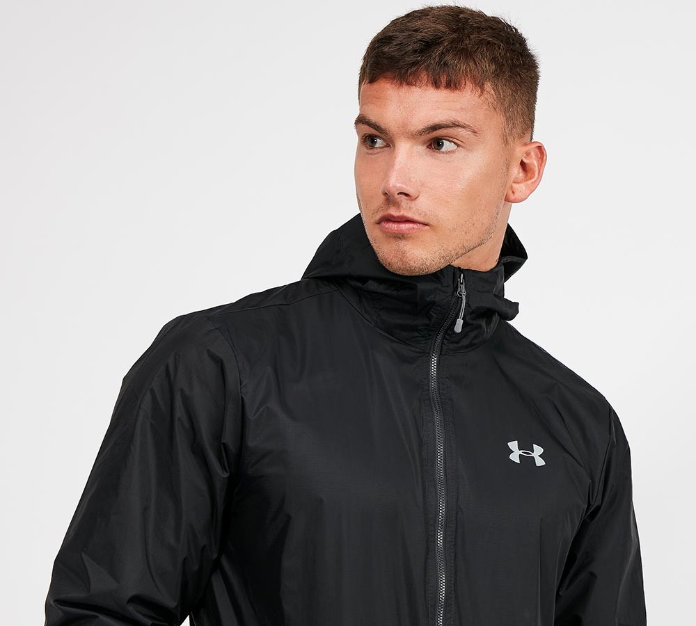 Under Armour Forefront Rain Jacket | Black