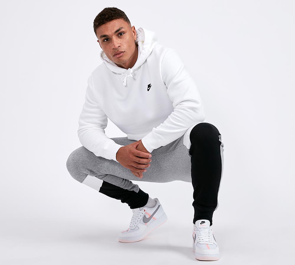 Nike Club Overhead Hoodie | White