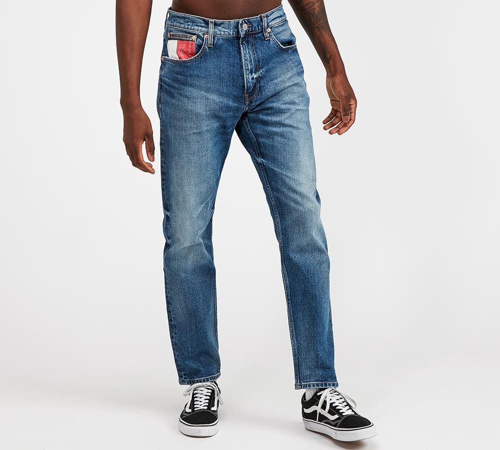 Tommy Jeans Modern Tapered 1988 Denim Jean | Navajo Medium Blue