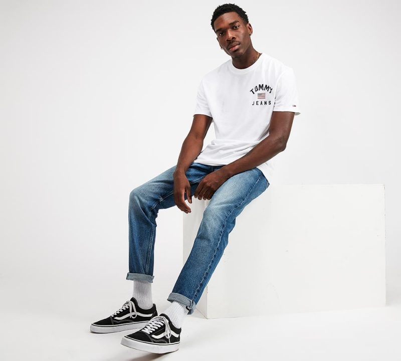 Tommy Jeans Modern Tapered 1988 Denim Jean | Navajo Medium Blue