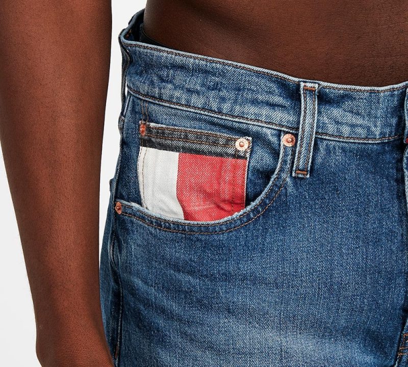 Tommy Jeans Modern Tapered 1988 Denim Jean | Navajo Medium Blue