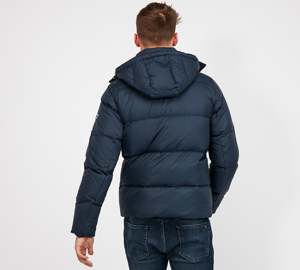 Tommy Jeans Essential Down Jacket | Black Iris
