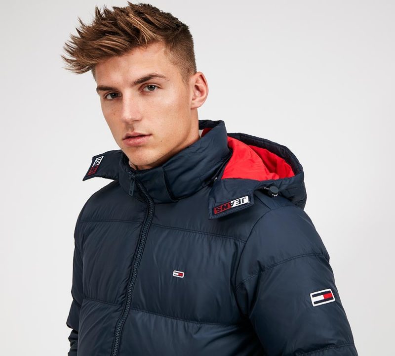 Tommy Jeans Essential Down Jacket | Black Iris