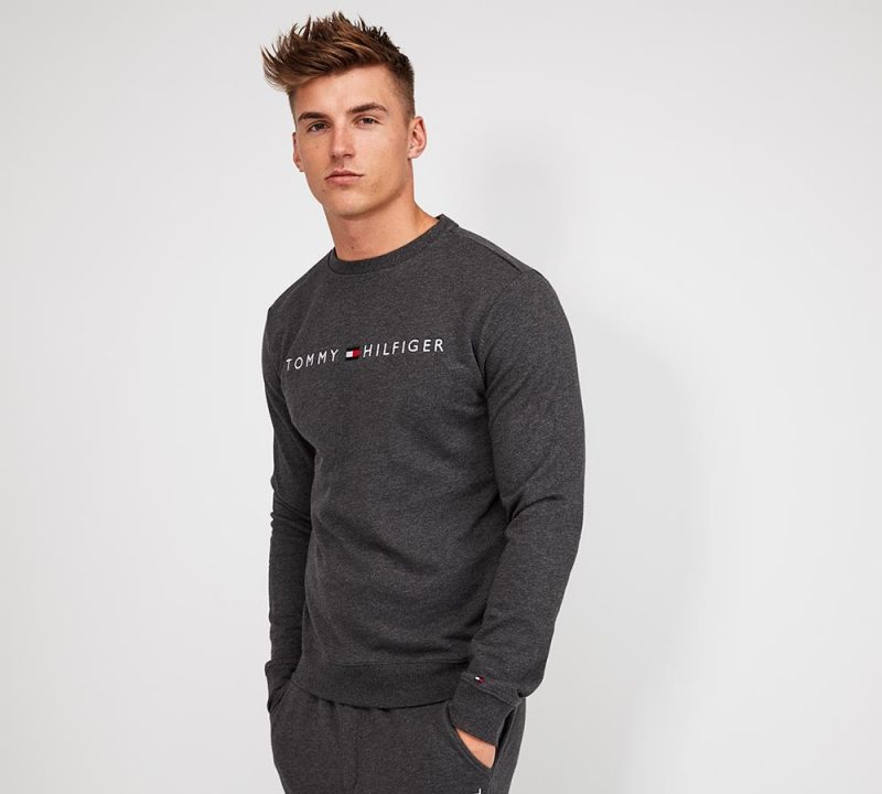 Tommy Hilfiger Linear Logo Crewneck Sweatshirt