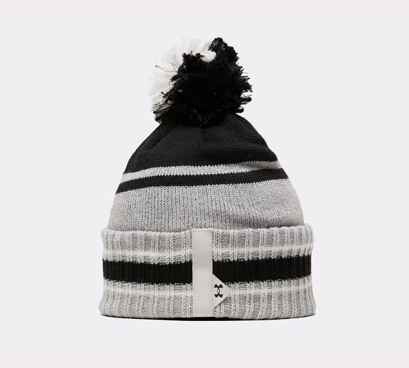 Under Armour Pom Beanie Hat | Halo Grey
