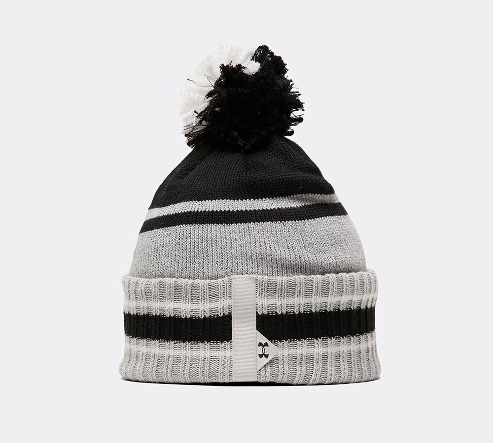 Under Armour Pom Beanie Hat | Halo Grey