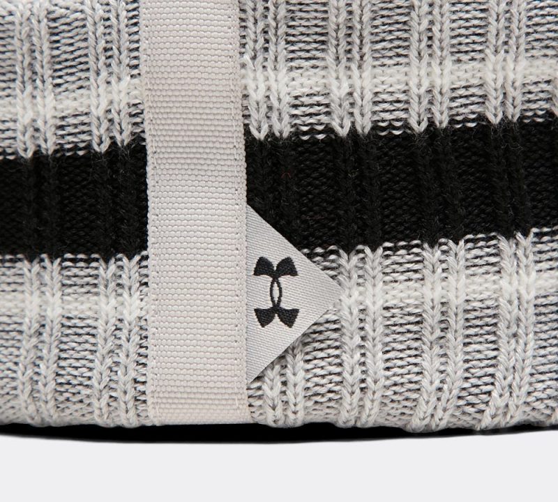 Under Armour Pom Beanie Hat | Halo Grey