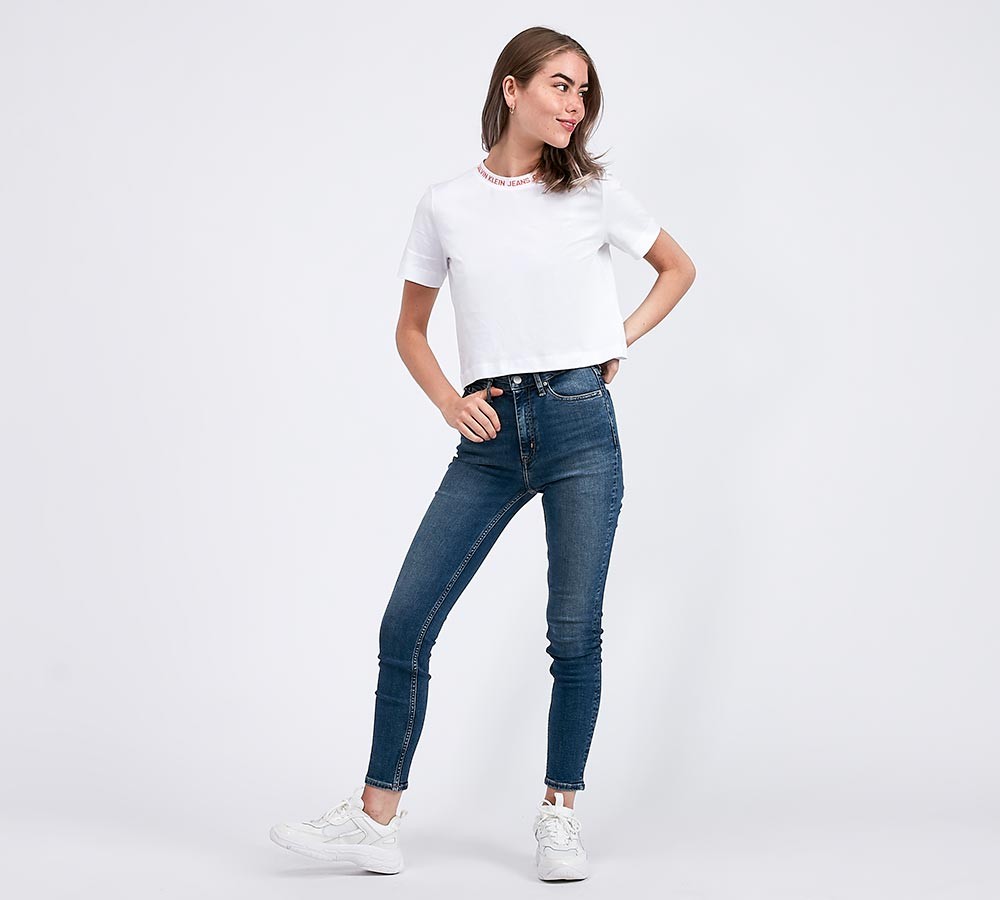 Calvin Klein Jeans Womens Skinny High Rise Jean
