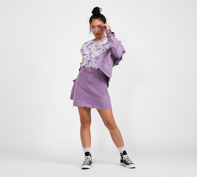 Tommy Jeans Womens Short Denim Skirt