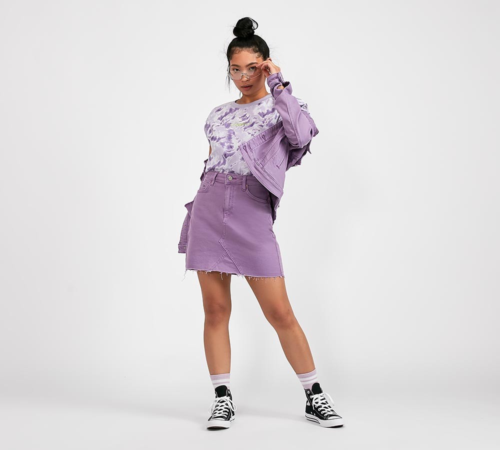 Tommy Jeans Womens Short Denim Skirt