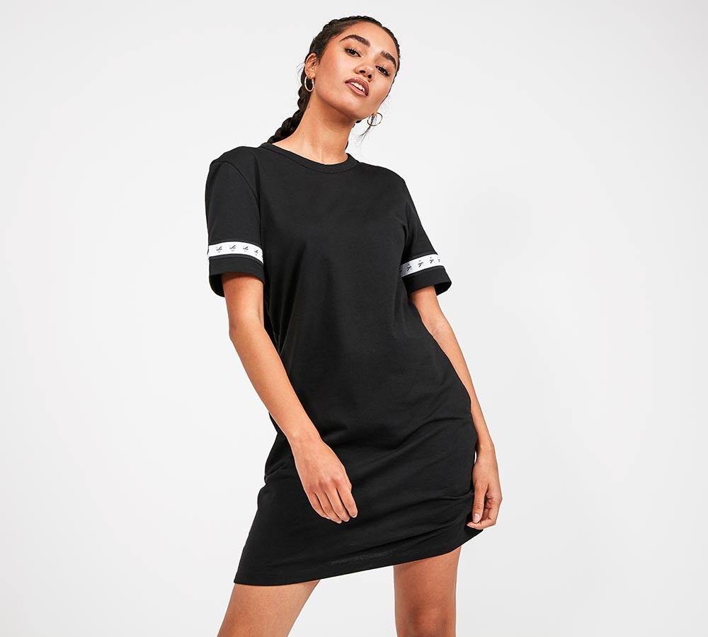 Calvin Klein Jeans Womens Sleeve Tape Dress