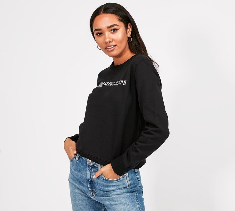 Calvin Klein Jeans Womens Institutional Sweatshirt