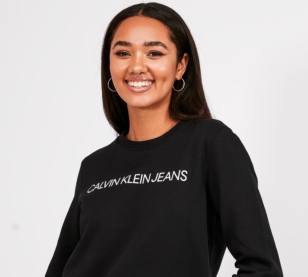 Calvin Klein Jeans Womens Institutional Sweatshirt
