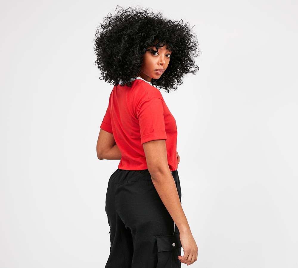 adidas Originals Womens Cropped Ringer T-Shirt