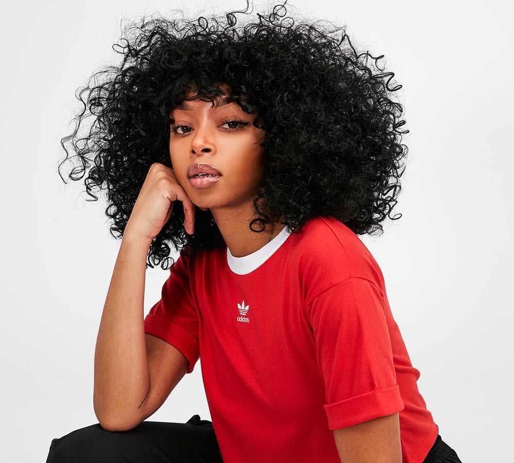 adidas Originals Womens Cropped Ringer T-Shirt