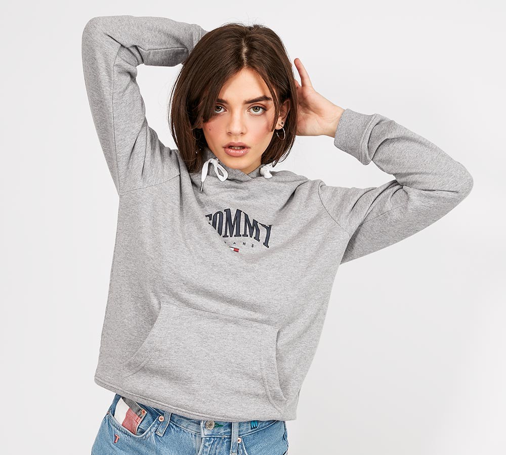 Tommy Jeans Womens Essential Graphic Overhead Hoodie