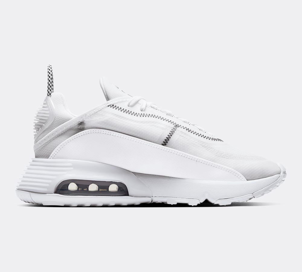 Nike Womens Air Max 2090 Trainer | White / Black / Wolf Grey