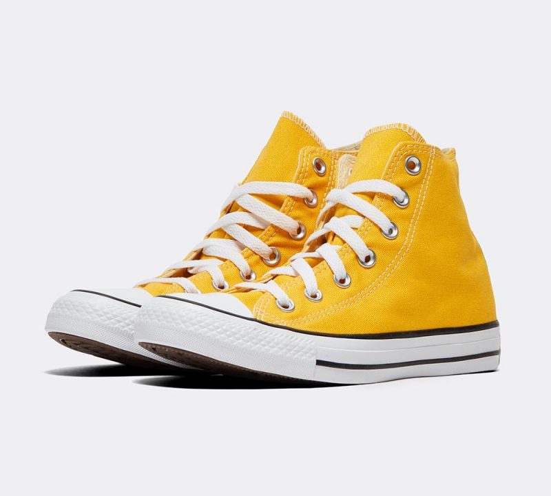 Converse Womens Chuck Taylor All Star High Trainer | Lemon Chrome