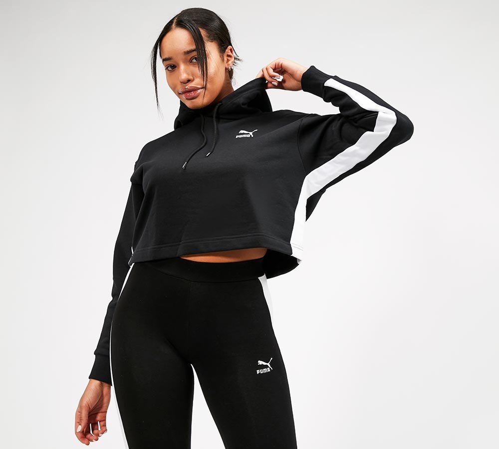 Puma Womens Cropped Hoodie